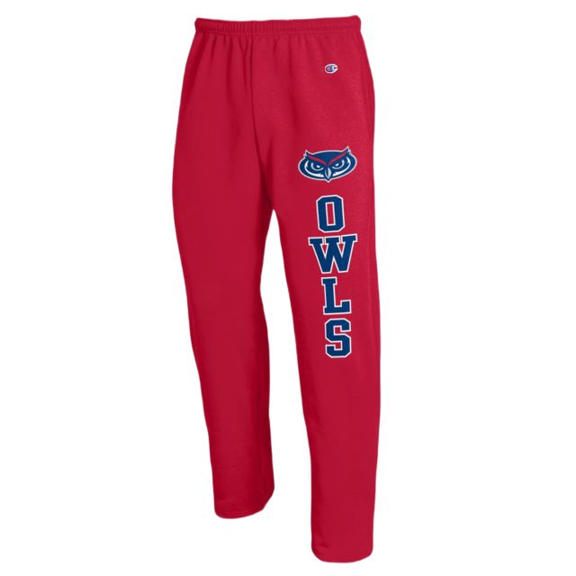 Florida Atlantic University Owls Open Bottom Sweatpants