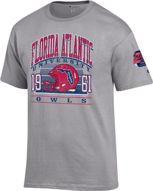Florida Atlantic University Owls Helmet Short Sleeve T-Shirt