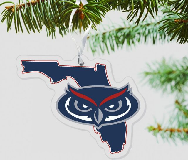 Florida Atlantic University Owls 3"x4" Ornament