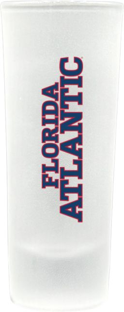Florida Atlantic University Frosted Collector's Glass