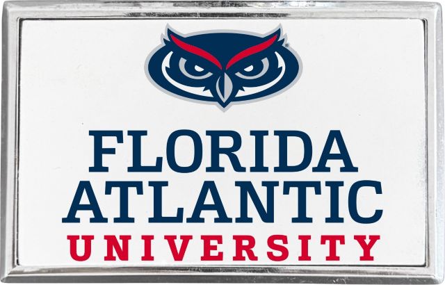 Florida Atlantic University Rectangle Adhesive Emblem