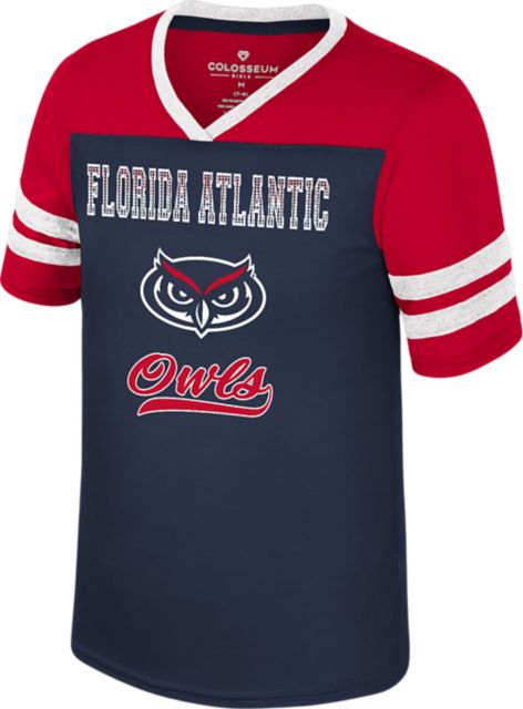 Florida Atlantic University Owls Youth Girls Bling Short Sleeve T-Shirt