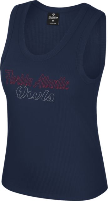Florida Atlantic University Owls Women's Ribbed Tank Top