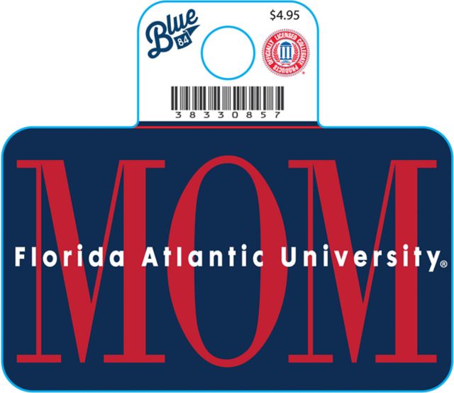 Florida Atlantic University Mom Full Size Sticker