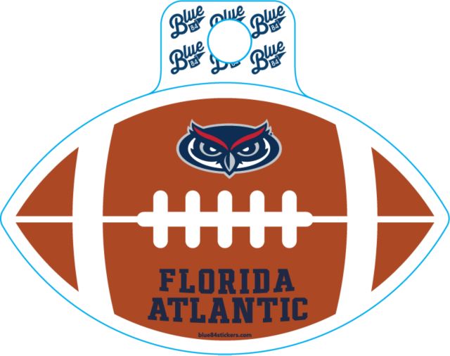 Florida Atlantic University Fullsize Football Sticker