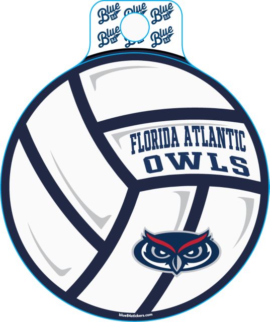 Florida Atlantic University Volleyball Fullsize Sticker