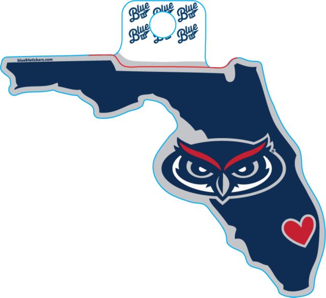 Florida Atlantic University Full Size Sticker
