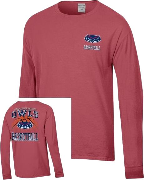 Florida Atlantic University Owls Basketball Long Sleeve T-Shirt