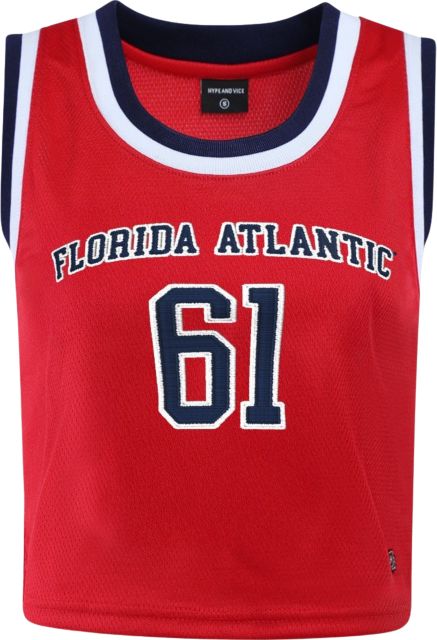 Florida Atlantic University Women's Cropped Basketball Jersey