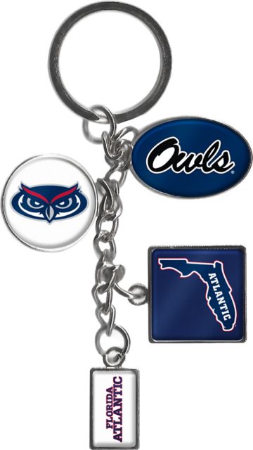 Florida Atlantic University Dangle Keychain