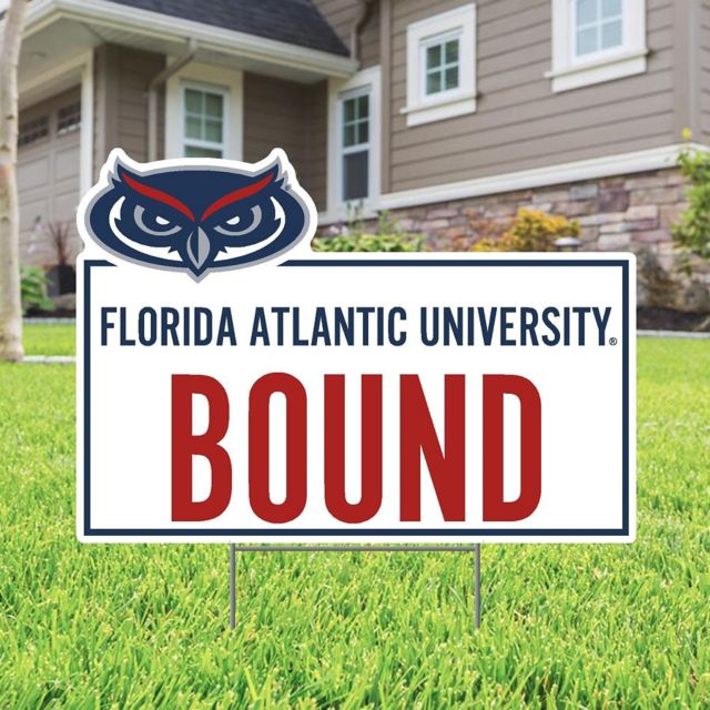 Florida Atlantic University 22x19 Lawn Sign