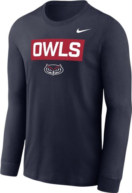 Florida Atlantic University Owls Long Sleeve T-Shirt