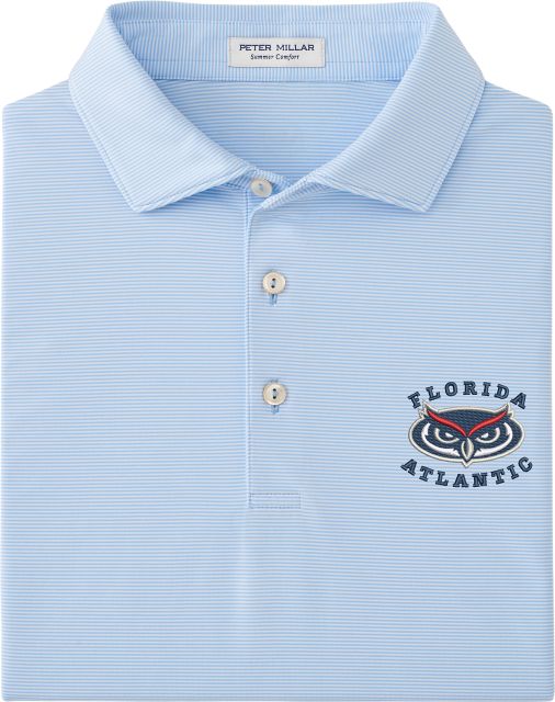 Florida Atlantic University Striped Polo