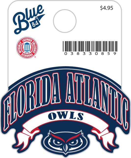 Florida Atlantic University Owls Mini Sticker