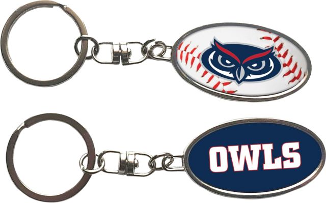 Florida Atlantic University Baseball Keychain