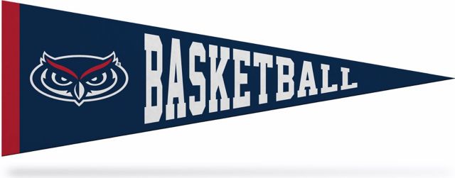 Florida Atlantic University 5x15 Owls Basketball Pennant