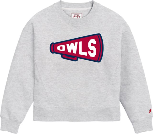 Florida Atlantic University Owls Women's Boxy Crewneck Sweatshirt