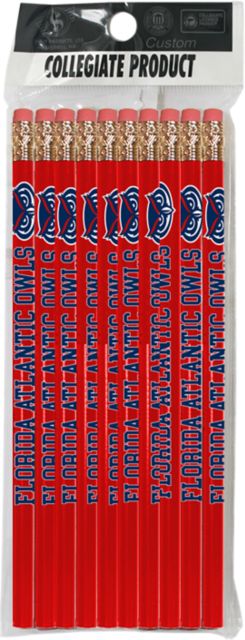 Florida Atlantic University 10 Count #2 Pencils
