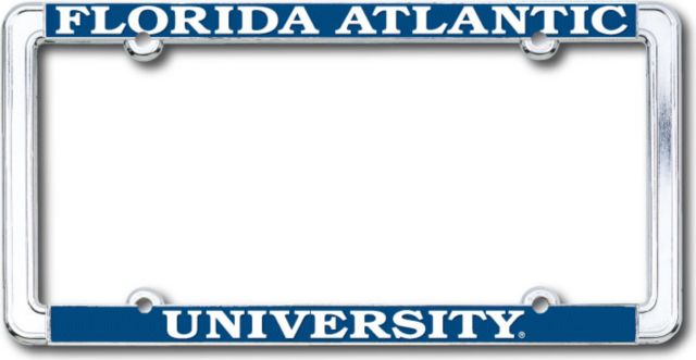 Florida Atlantic University Thin Rim Licence Plate Frame