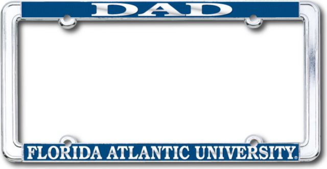 Florida Atlantic University Dad License Plate Frame