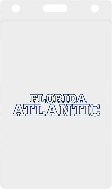 Florida Atlantic University Thumb Notch Card Guard