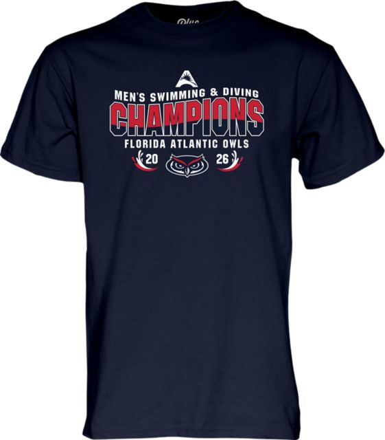 Florida Atlantic University Men’s Swimming & Diving 2026 ASUN Conference Championship T-Shirt