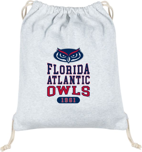 Florida Atlantic University Owls Sweatshirt Drawstring Bag
