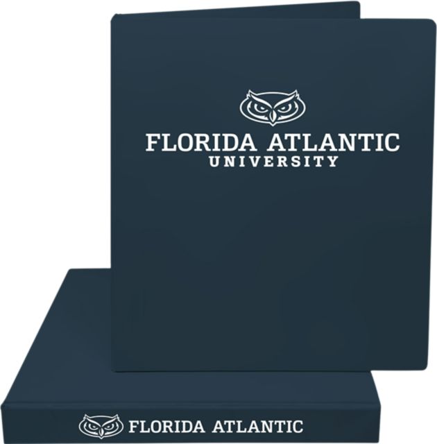 Florida Atlantic University 1'' Vinyl Binder