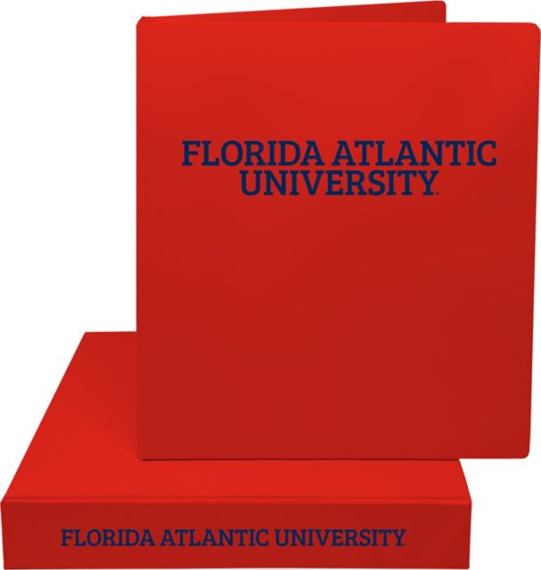 Florida Atlantic University 1.5'' Vinyl Binder