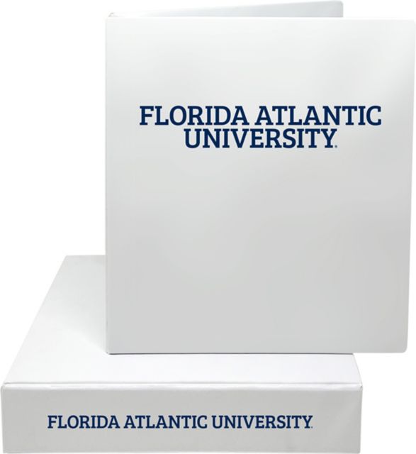 Florida Atlantic University 2'' Vinyl Binder