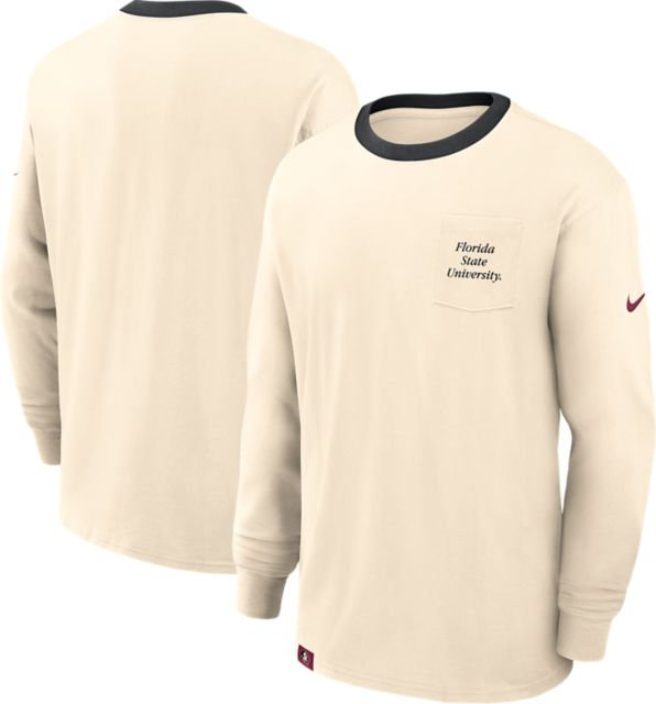Florida State University Seminoles 90 Max Pocket Logo Long Sleeve T-Shirt