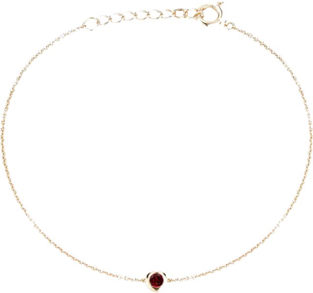 Florida State University Garnet Bracelet - 14k Gold