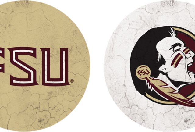 Florida State University Seminoles Car Coasters - 2 Pack