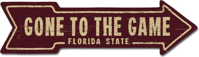 Florida State University Wall Mount Arrow 6.5x24 - ONLINE ONLY