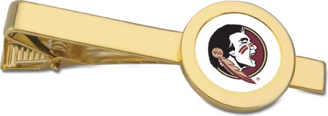 CSI Gold Tie Bar With Colored Medallian - ONLINE ONLY
