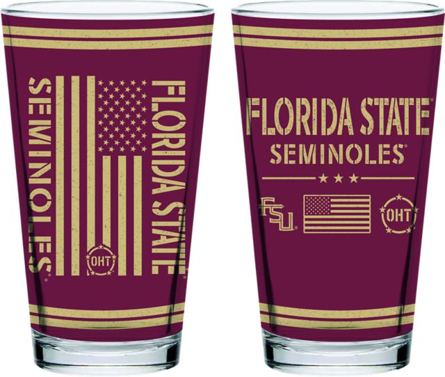 Florida State University Operation Hat Trick 16 oz. Pint Glass