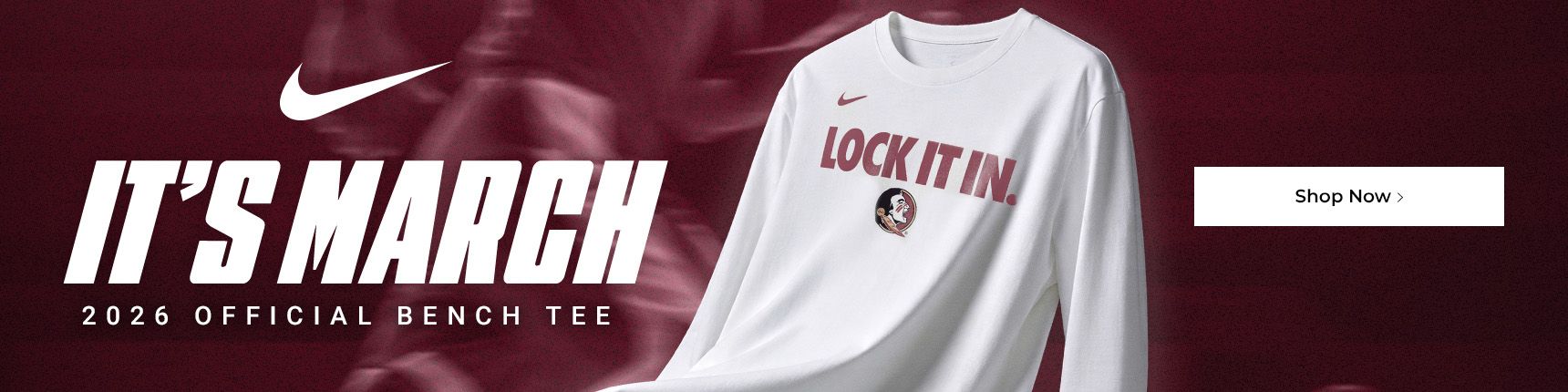 It's March. 2026 official bench tee.