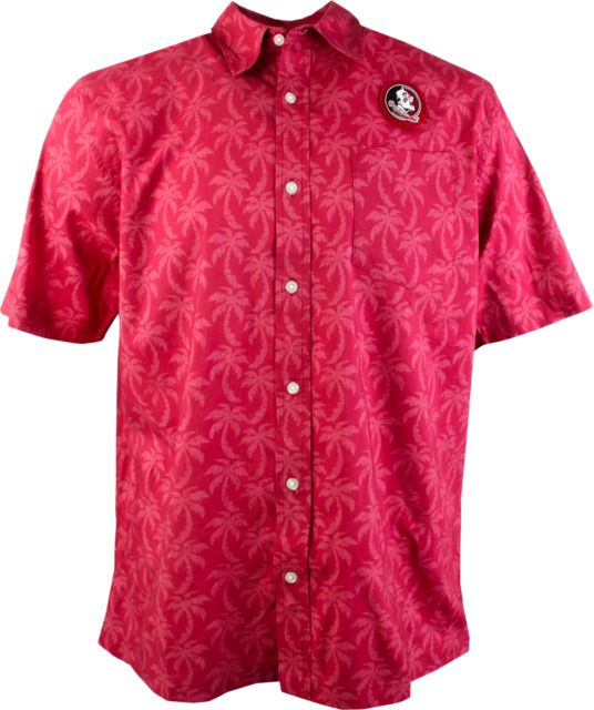 Florida State University Palm Tree Button Down Shirt