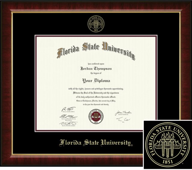 Church Hill Classics Embossed Murano Diploma Frame. Bachelors, Masters, PhD - ONLINE ONLY