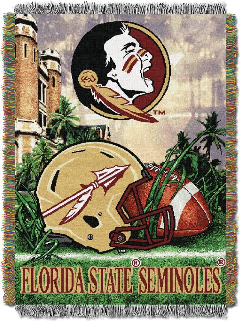 NCAA Home Field Advantage Woven Tapestry Throw Blanket 48''x60'' - ONLINE ONLY