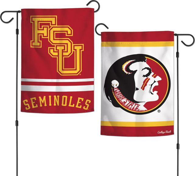 Florida State University 12''X18'' 2-Sided Garden Flag-Vault  - ONLINE ONLY