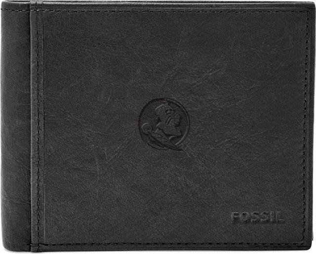 Fossil Leather Ingram RFID Bifold With Flip ID  - ONLINE ONLY