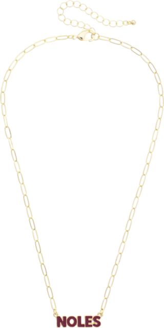 Florida State University Nameplate Necklace