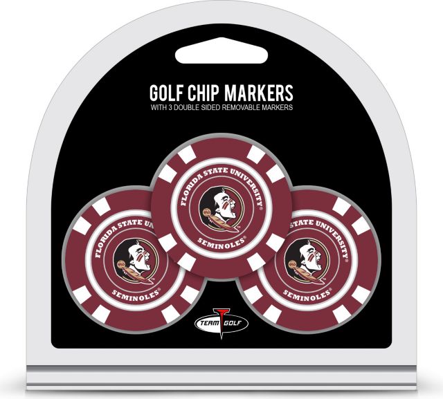 Florida State University Golf Ball Chip Markers 3-Count