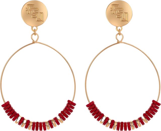 Florida State University Hoop Earrings