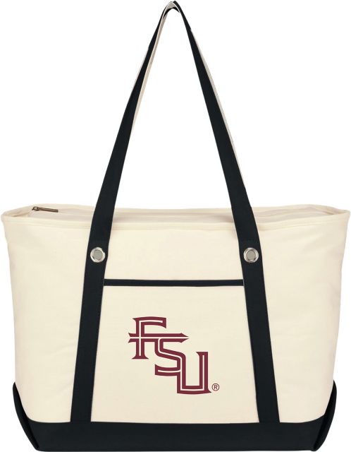Florida State University Canvas Zipper Tote Bag