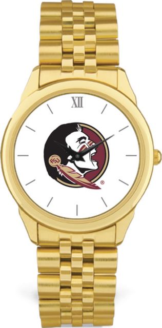 CSI Men's Gold Rolled Link Wristwatch  (Gift Box) With Colored Medallion - ONLINE ONLY