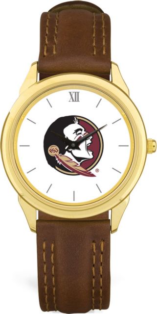 CSI Brownleather Wristwatch With  Colored Medallion - ONLINE ONLY