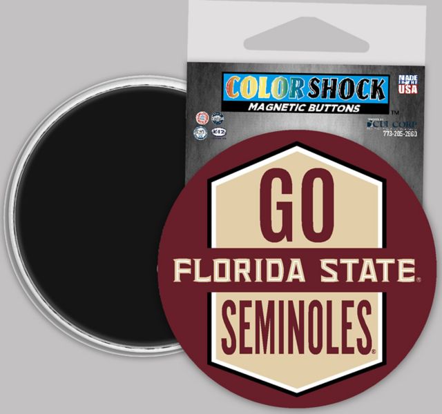 Florida State University Seminoles 3" Button Magnet