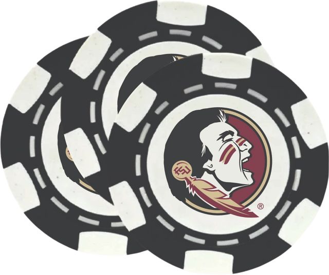 Florida State University Chip Ball Marker 3 Pack